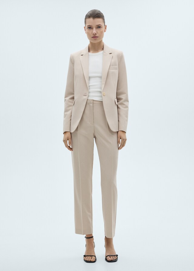 Mango Taillierter Anzugblazer Online Shopping