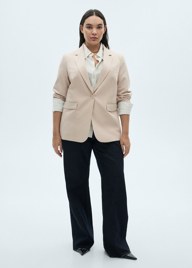 Mango Taillierter Anzugblazer Online Shopping