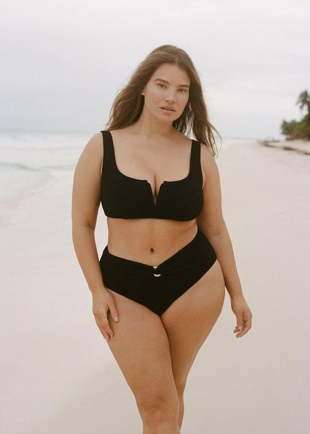 Mango Bikini-Top mit Frottee-Effekt Bis zu 60% Rabatt