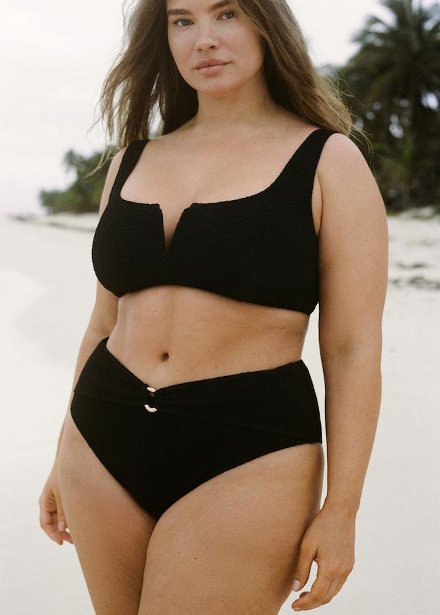 Mango Bikini-Top mit Frottee-Effekt Bis zu 60% Rabatt