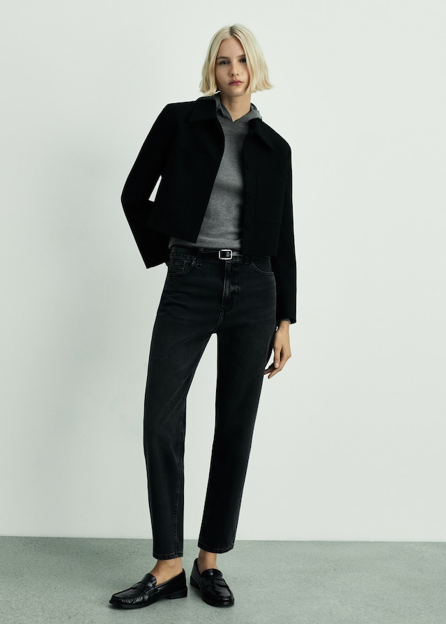 Mango Mom-Jeans mit hohem Bund Mom2000 Bis zu 55% Rabatt