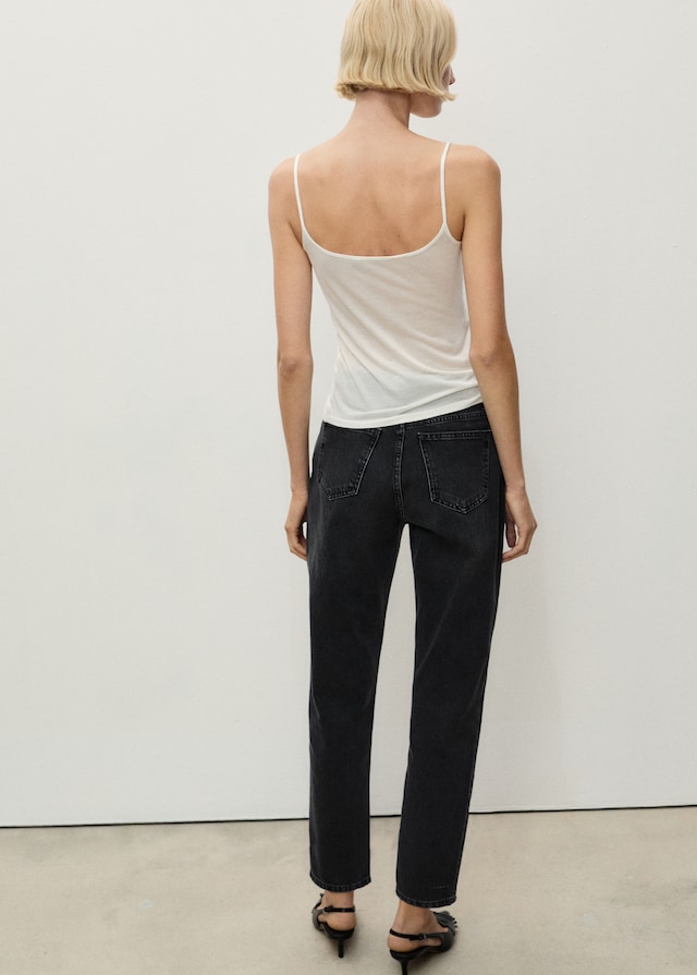 Mango Mom-Jeans mit hohem Bund Mom2000 Bis zu 55% Rabatt