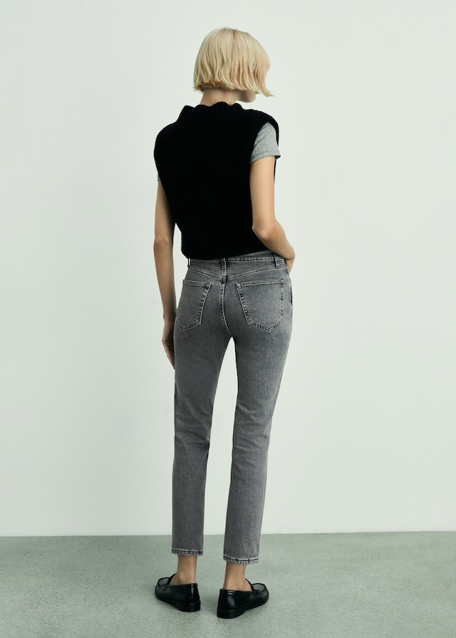 Mango Slim-Jeans in Cropped-Länge Claudia Discount Store für neue Produkte
