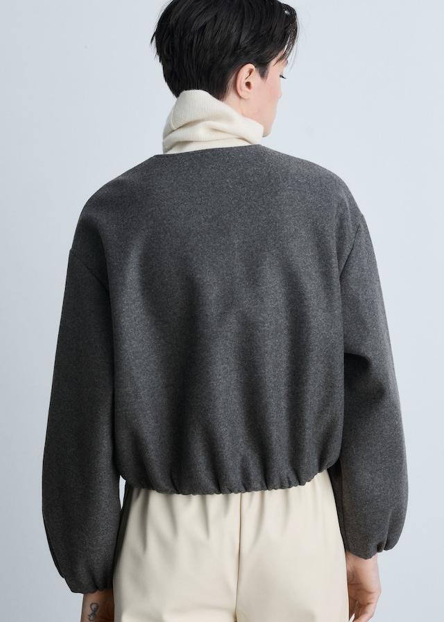 Mango Bomberjacke mit gerafften Details Nur noch ein Tag übrig