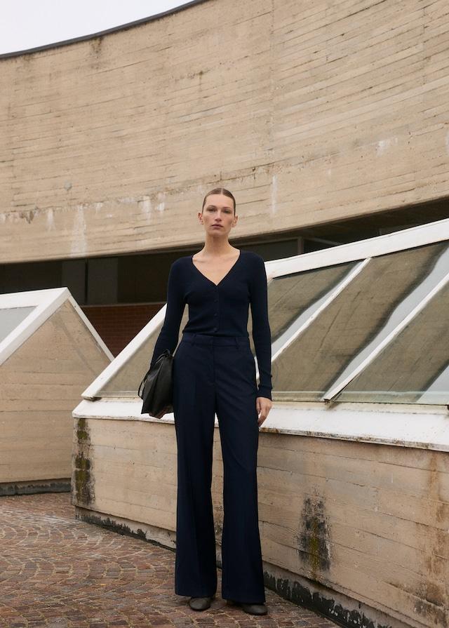 Mango Jumpsuit mit Kontrastoberteil Kostenloser Versand international