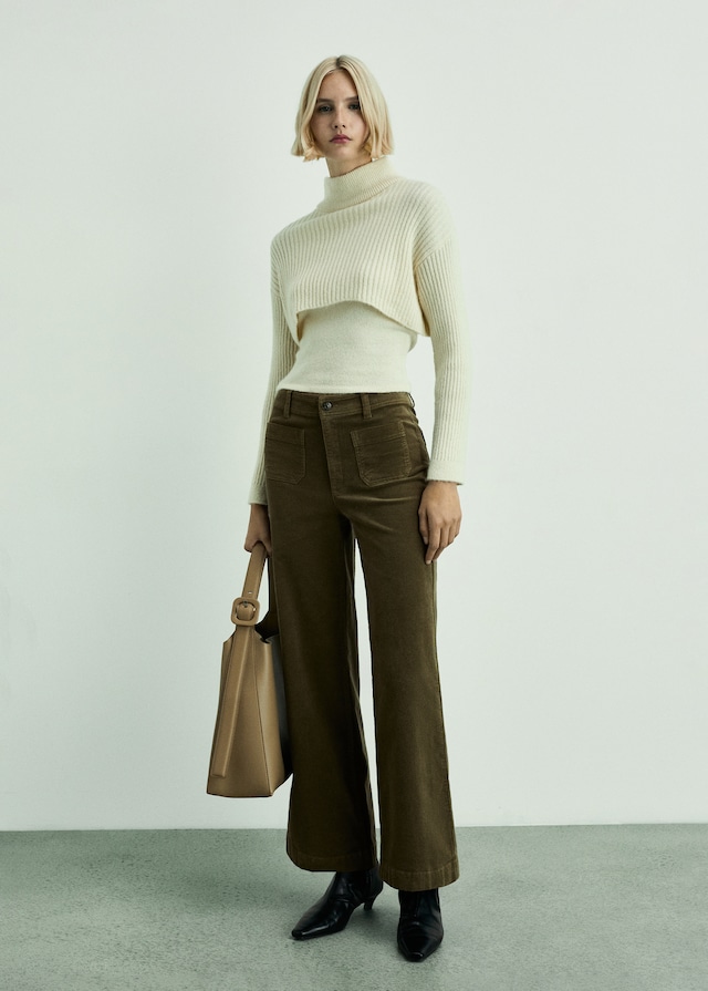 Mango Culotte-Cordhose Catherin zollfrei