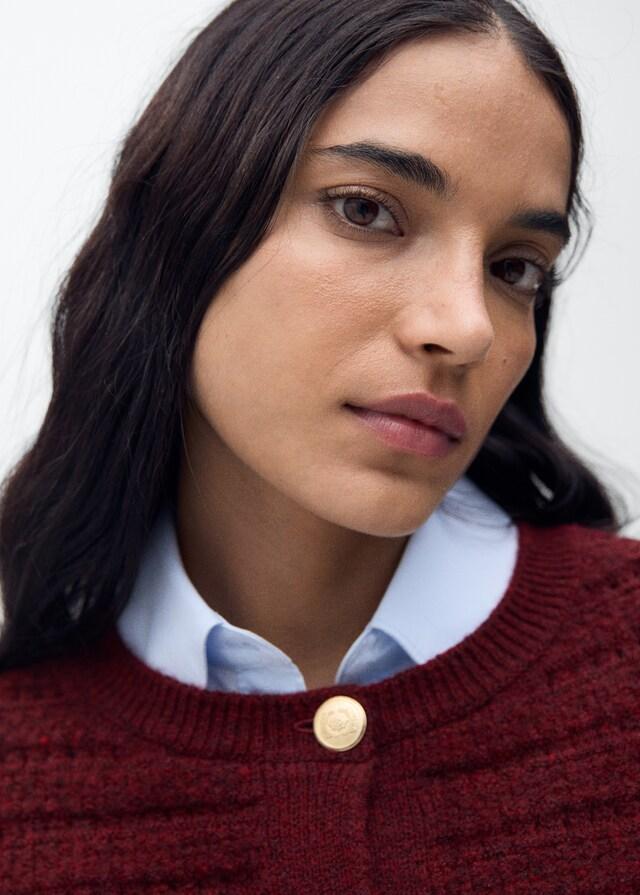 Mango Strickjacke mit Ajour-Details Rabatte dieses Monats
