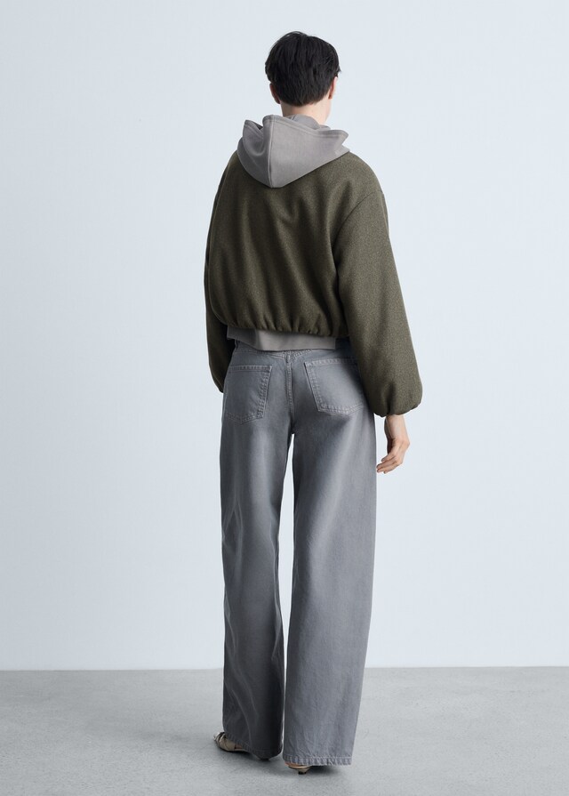 Mango Bomberjacke mit gerafften Details Online