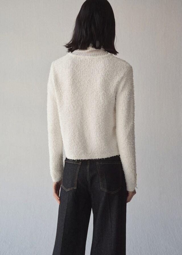Mango Tweedjacke mit Schmuckknöpfen Begrenztes Angebot