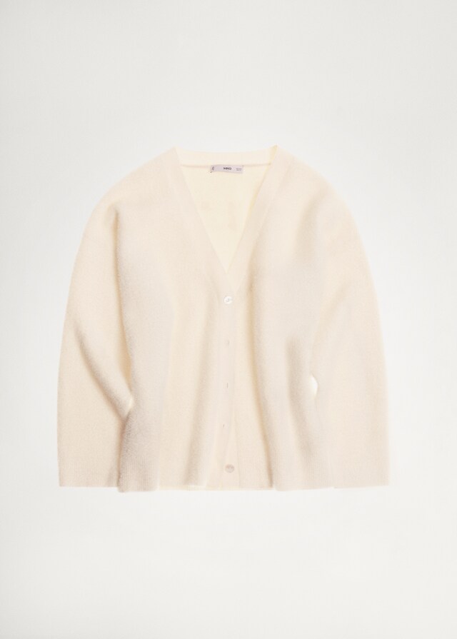 Mango Strickcardigan mit Fell-Effekt Online Shopping
