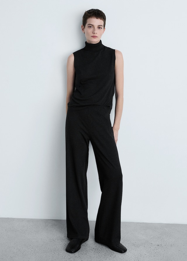 Mango Stricktop mit Rollkragen Online Outlet
