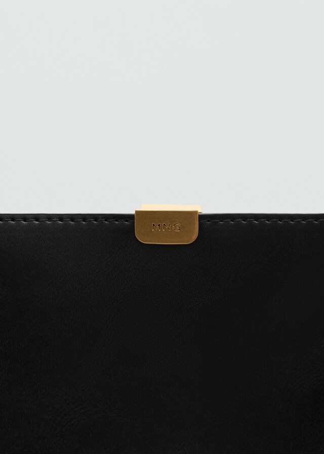 Mango Shopper-Tasche mit Metalldetails Bis zu 65% Rabatt