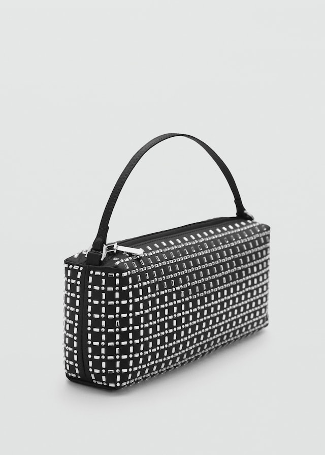 Mango Mini-Bag mit Kristallsteinverzierung Nur für heute