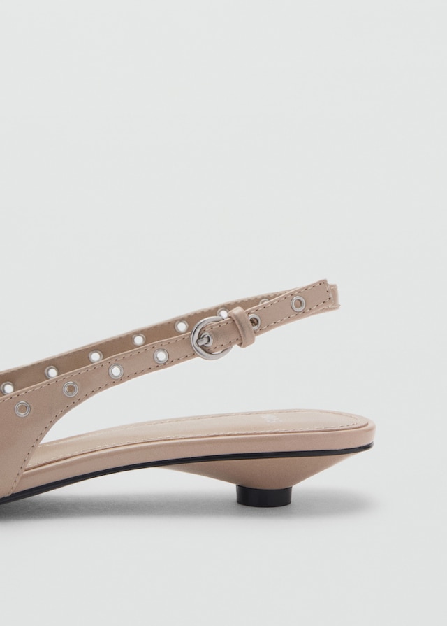 Mango Gestanzte Kitten-Heels Discount Store für neue Produkte