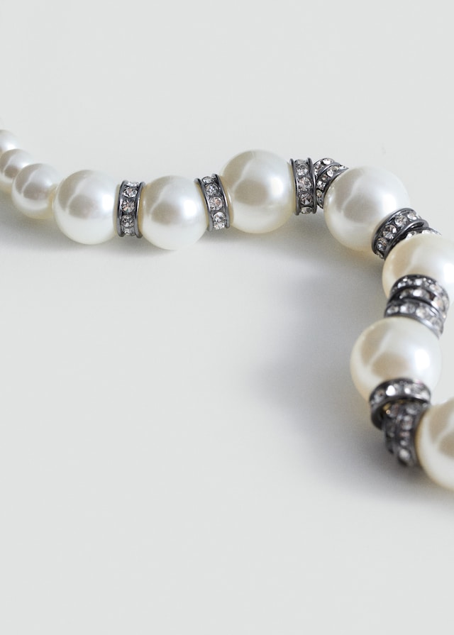 Mango Kette mit verschiedenen Perlen Clearance-Verkauf