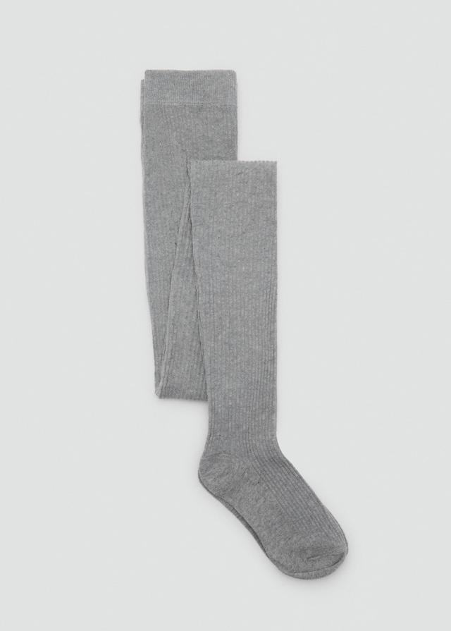 Mango Strumpfhose mit Rippmuster Blitzverkäufe