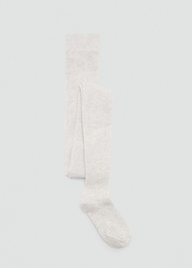 Mango Strumpfhose mit Rippmuster Kostenloser Versand
