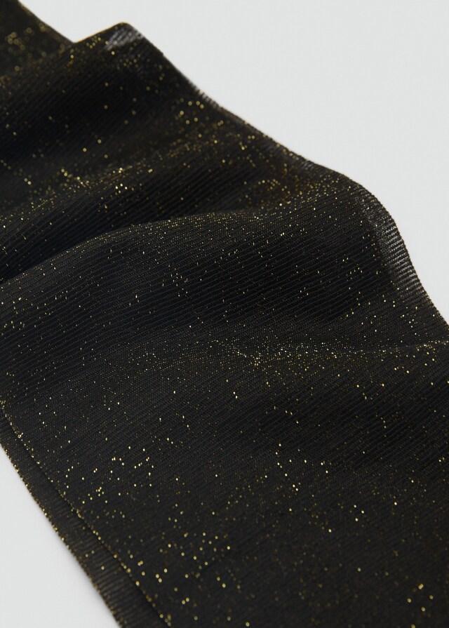 Mango Strumpfhose mit Lurex-Detail Limitierter Zeitrabatt