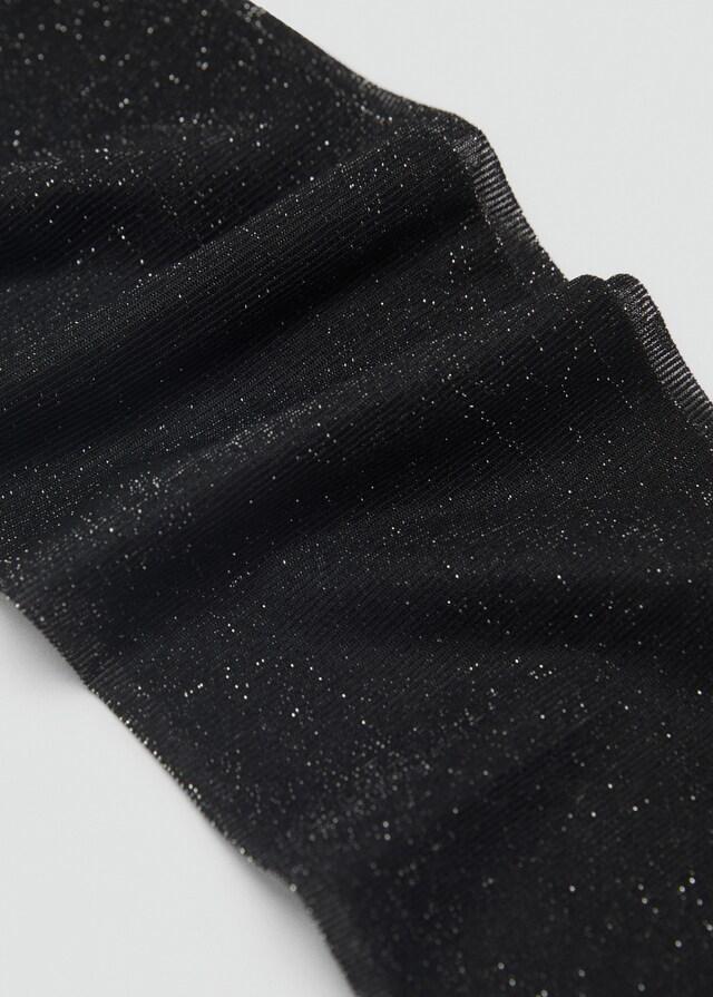 Mango Strumpfhose mit Lurex-Detail Fabrikpreis