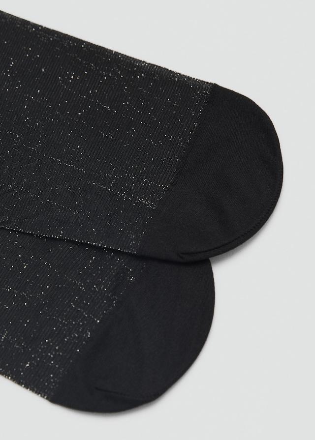 Mango Strumpfhose mit Lurex-Detail Fabrikpreis