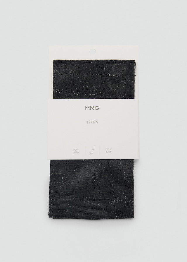 Mango Strumpfhose mit Lurex-Detail Fabrikpreis