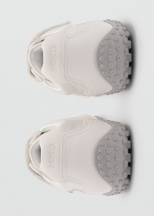 Mango Canvas-Sneakers mit Leder Versandkostenfrei