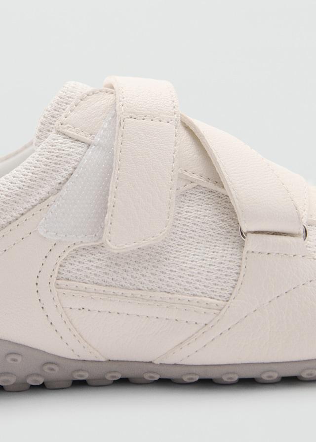 Mango Canvas-Sneakers mit Leder Versandkostenfrei
