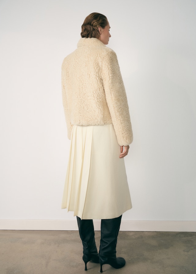 Mango Schafsfellmantel Online Shopping