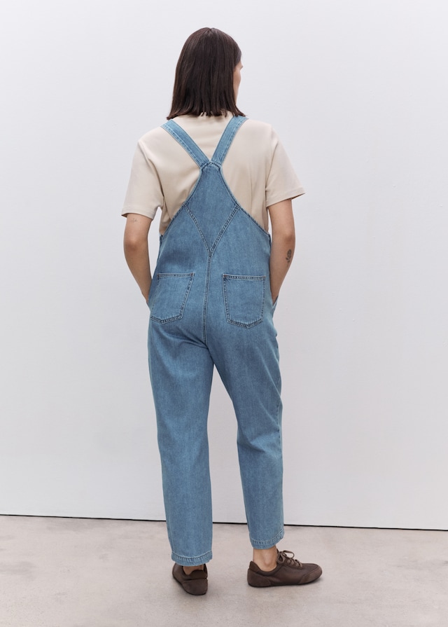 Mango Umstands-Latzhose aus Jeans Osterangebot