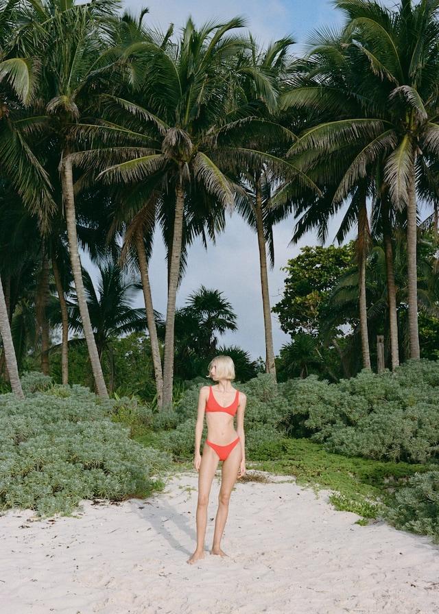 Mango Texturiertes Bikini-Top Vatertagsangebot