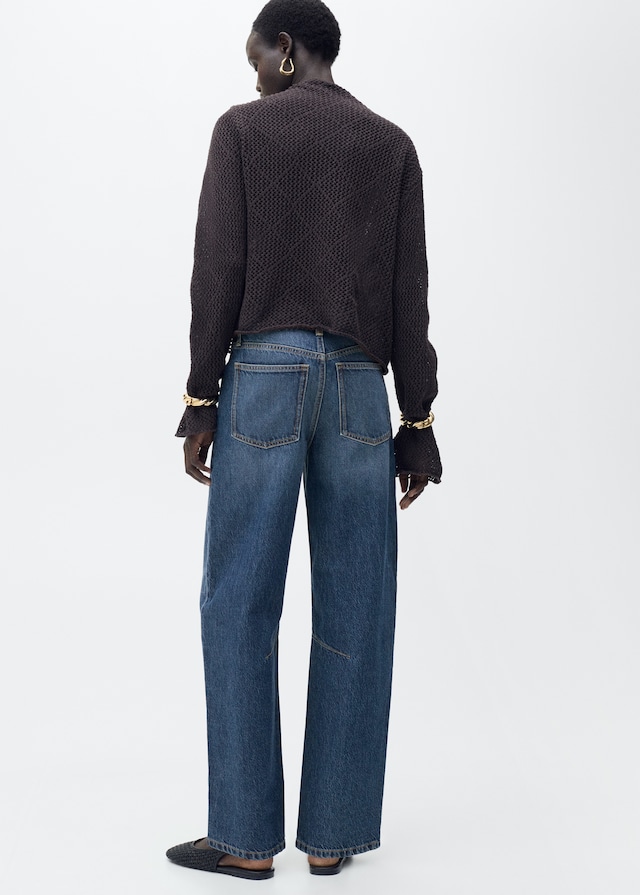 Mango Balloon-Jeans mit hoher Bundhöhe Online Outlet