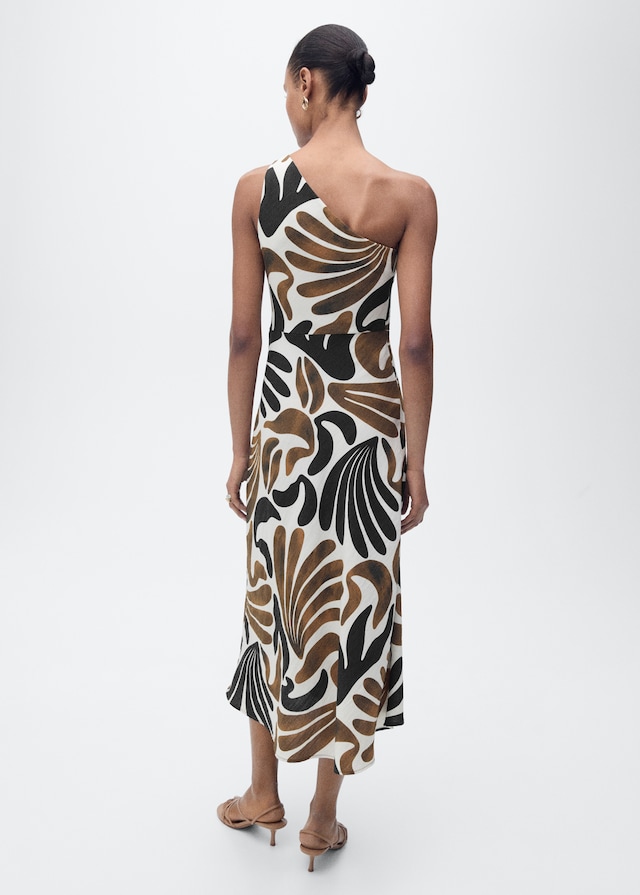 Mango Kleid mit abstraktem Blumenmuster Clearance-Verkauf