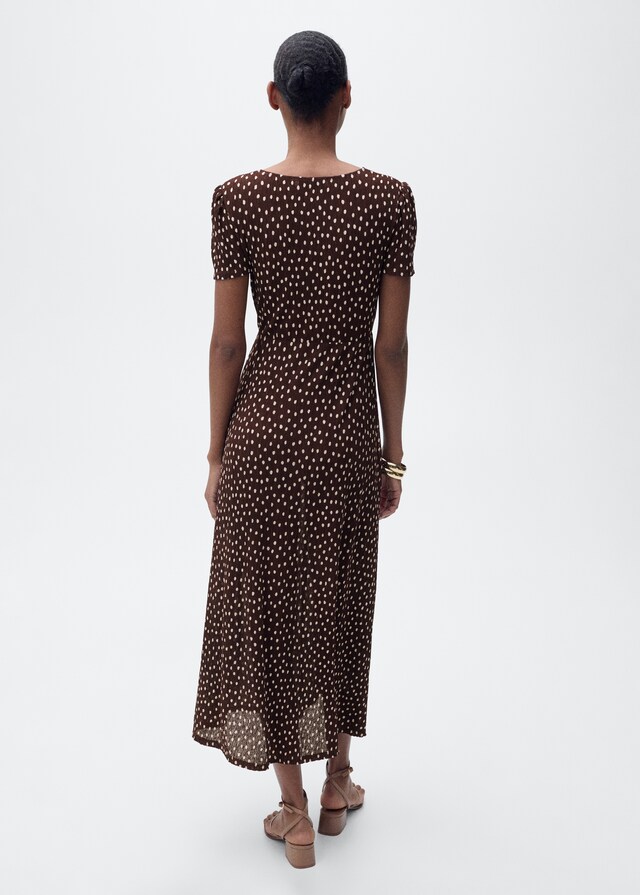 Mango Bedrucktes Midikleid zollfrei
