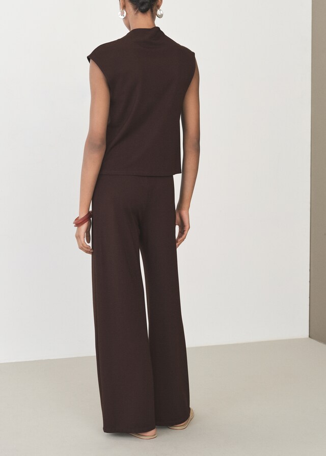 Mango Wideleg-Hose mit Stretchbund 50% Rabatt für begrenzte Zeit