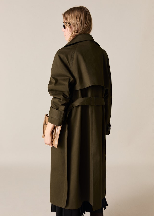 Mango Langer zweireihiger Trenchcoat Hotsell