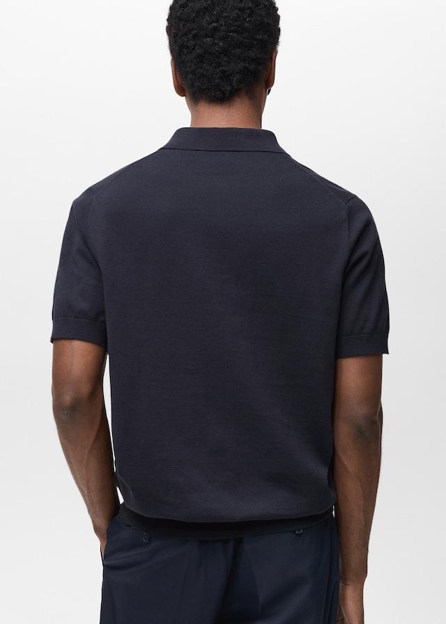 Mango Feinstrick-Poloshirt aus 100 % Baumwolle Günstiger Verkauf
