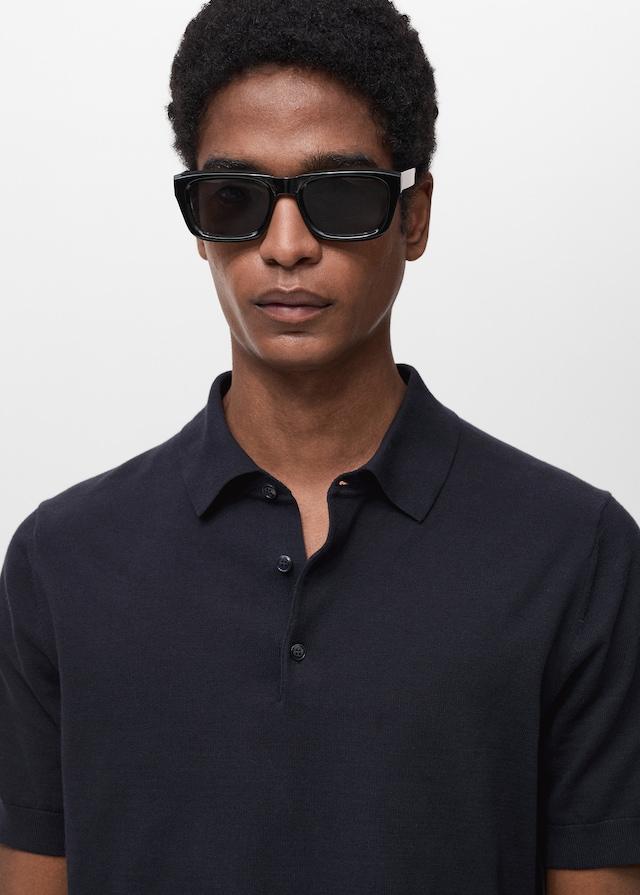 Mango Feinstrick-Poloshirt aus 100 % Baumwolle Günstiger Verkauf