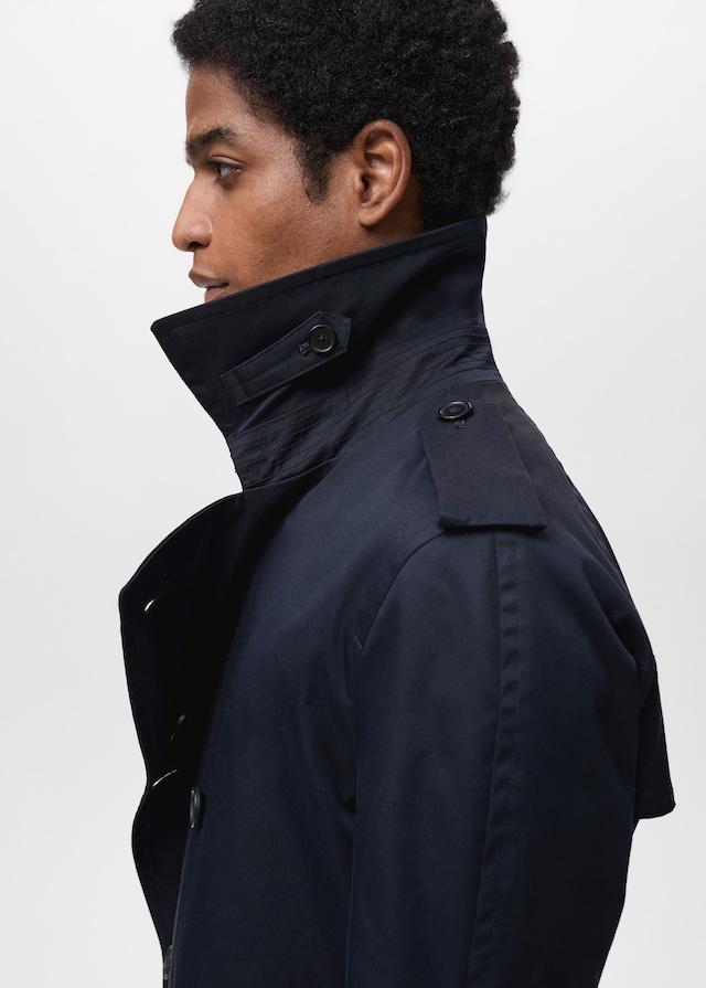 Mango Wasserabweisender Trenchcoat mit Gürtel Fabrikpreis