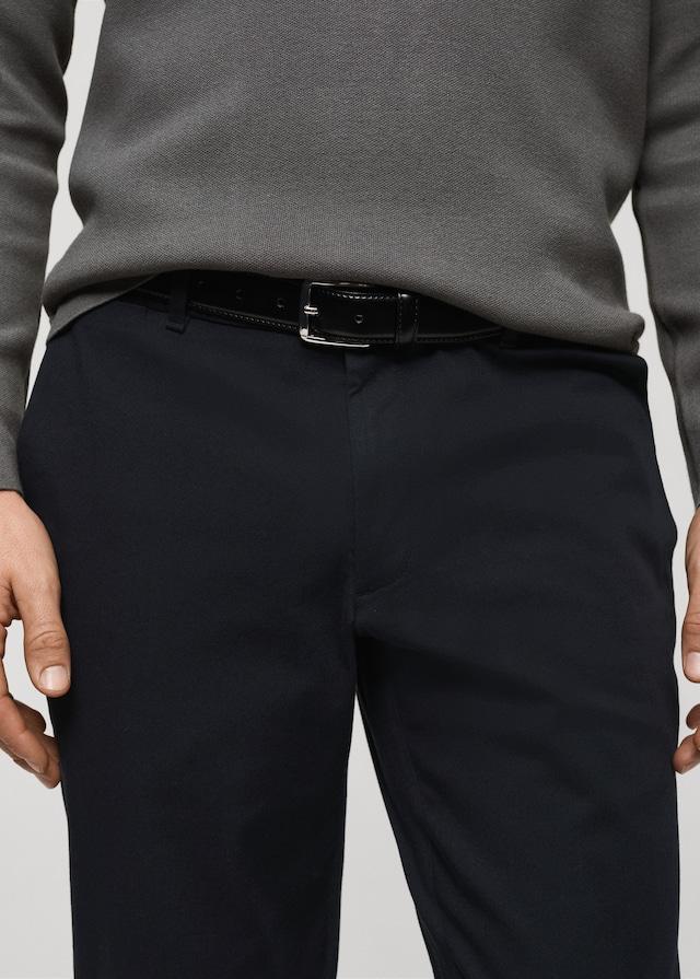 Mango Slim-Fit-Chinohose Barna aus Serge Großer Ausverkauf