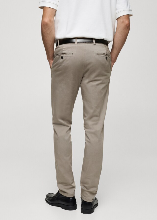Mango Slim-Fit-Chinohose Barna aus Serge Flash Sale