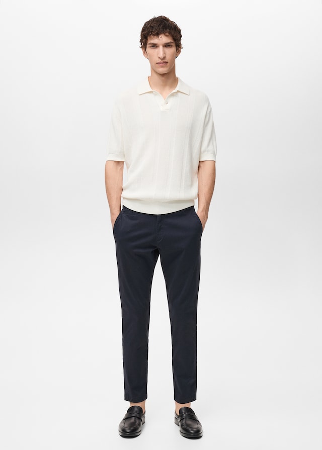 Mango Tapered-Chinohose Prato in Cropped-Länge Begrenztes Angebot