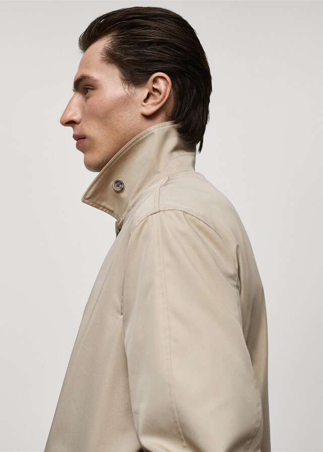 Mango Klassischer wasserabweisender Trenchcoat Große Rabatte