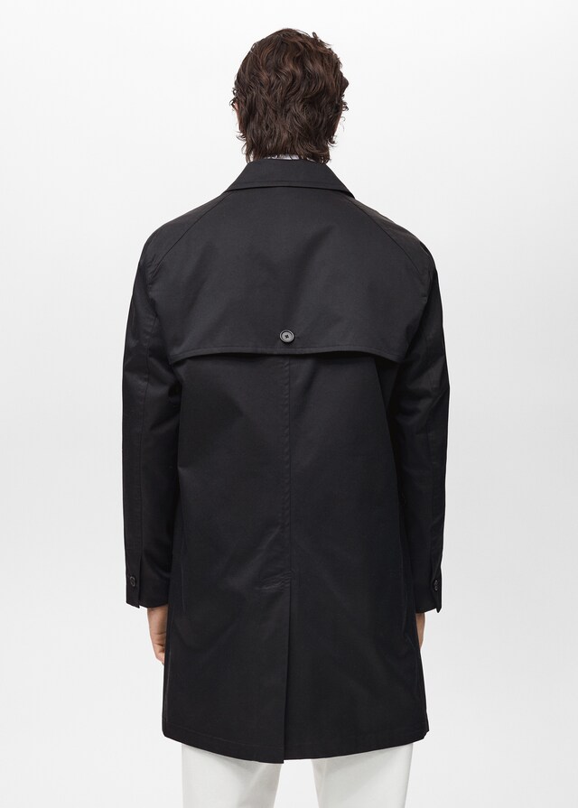 Mango Wasserabweisender Trenchcoat aus Baumwolle Saisonale Angebote