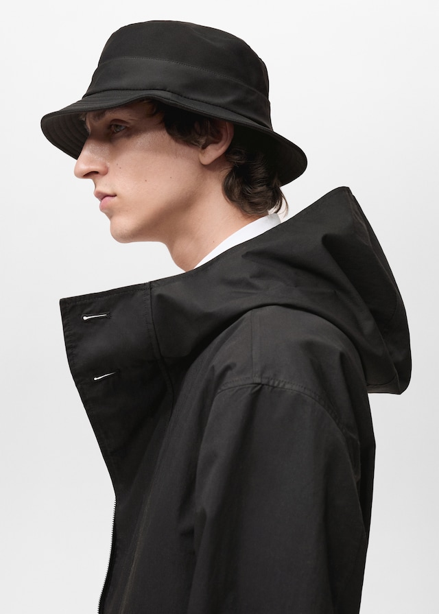 Mango Trenchcoat mit Gürtel und Kapuze Tägliche Deals