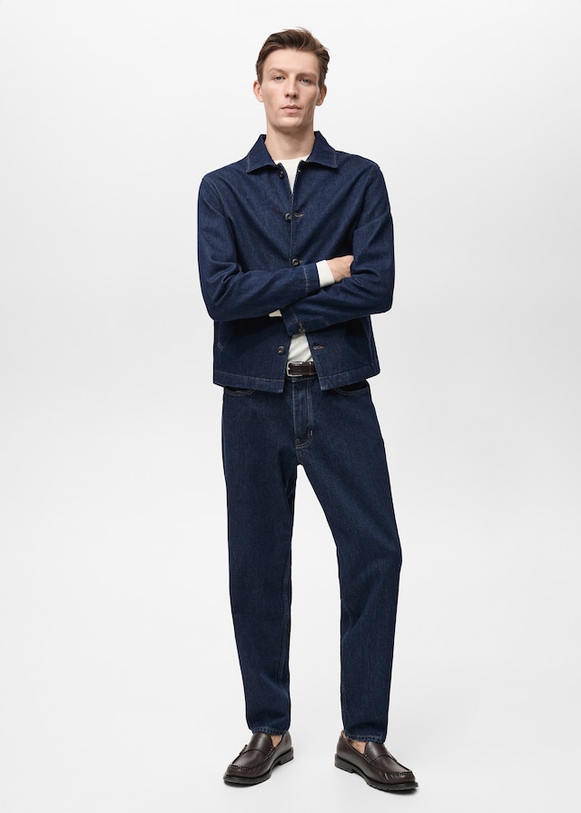 Mango Regular-Fit-Overshirt aus Jeans Sonderangebote