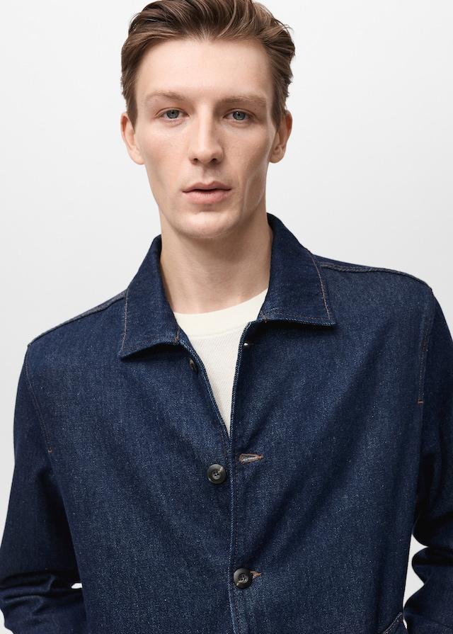 Mango Regular-Fit-Overshirt aus Jeans Sonderangebote