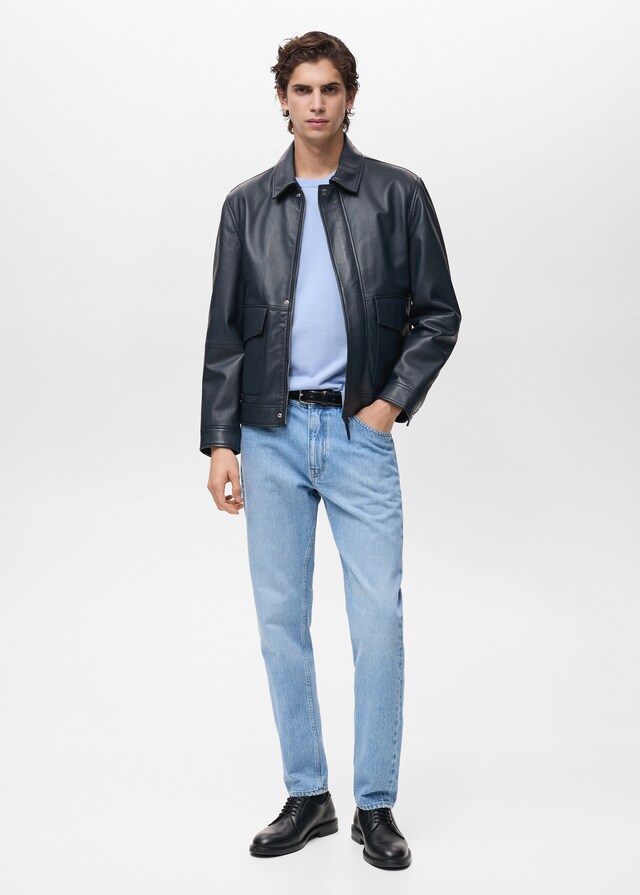 Mango Tapered-Fit-Selvedge-Jeans Super Sparpreis
