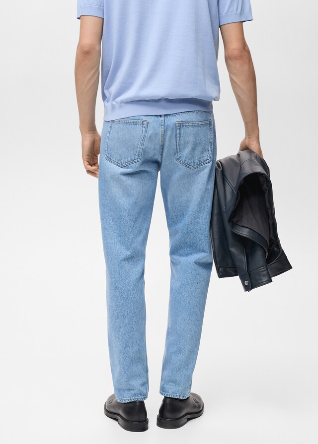 Mango Tapered-Fit-Selvedge-Jeans Super Sparpreis