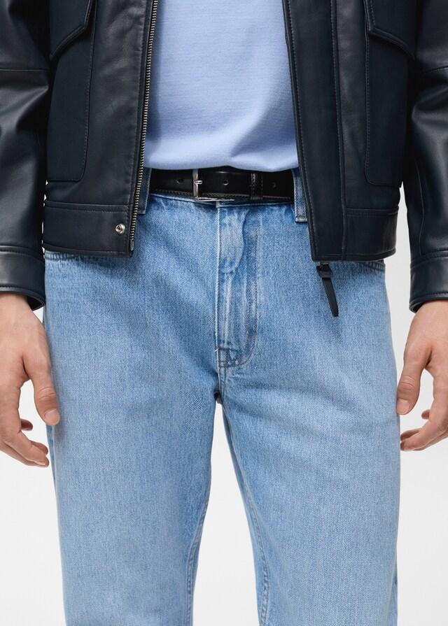 Mango Tapered-Fit-Selvedge-Jeans Super Sparpreis