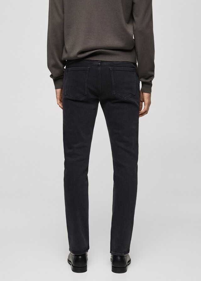 Mango Schwarze Slim Fit Jeans Jan JETZT KAUFEN